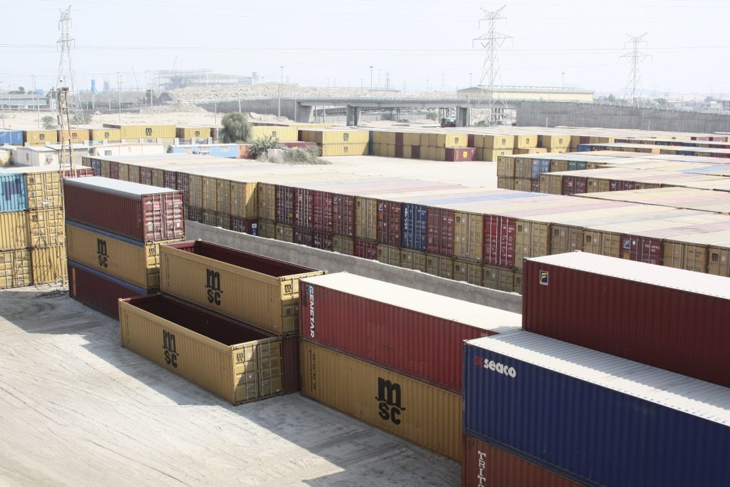 Containers at AARAX Trading